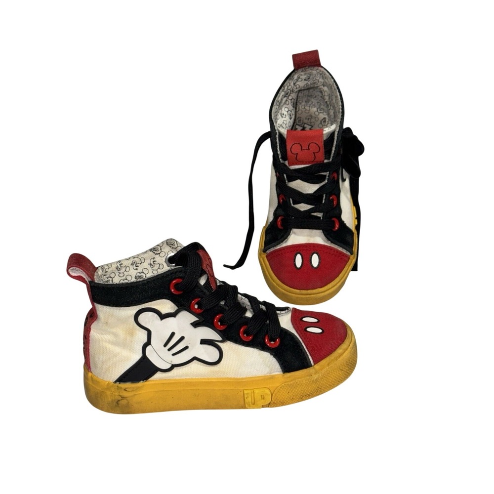Mickey Mouse Sneaker by Ground Up Sz 10 Shoes Disney Unisex Oh Boy! High Tops